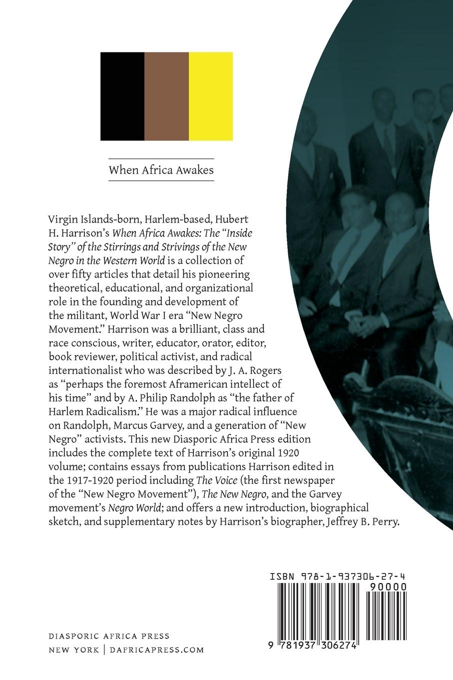 Rückseitencover When Africa Awakes