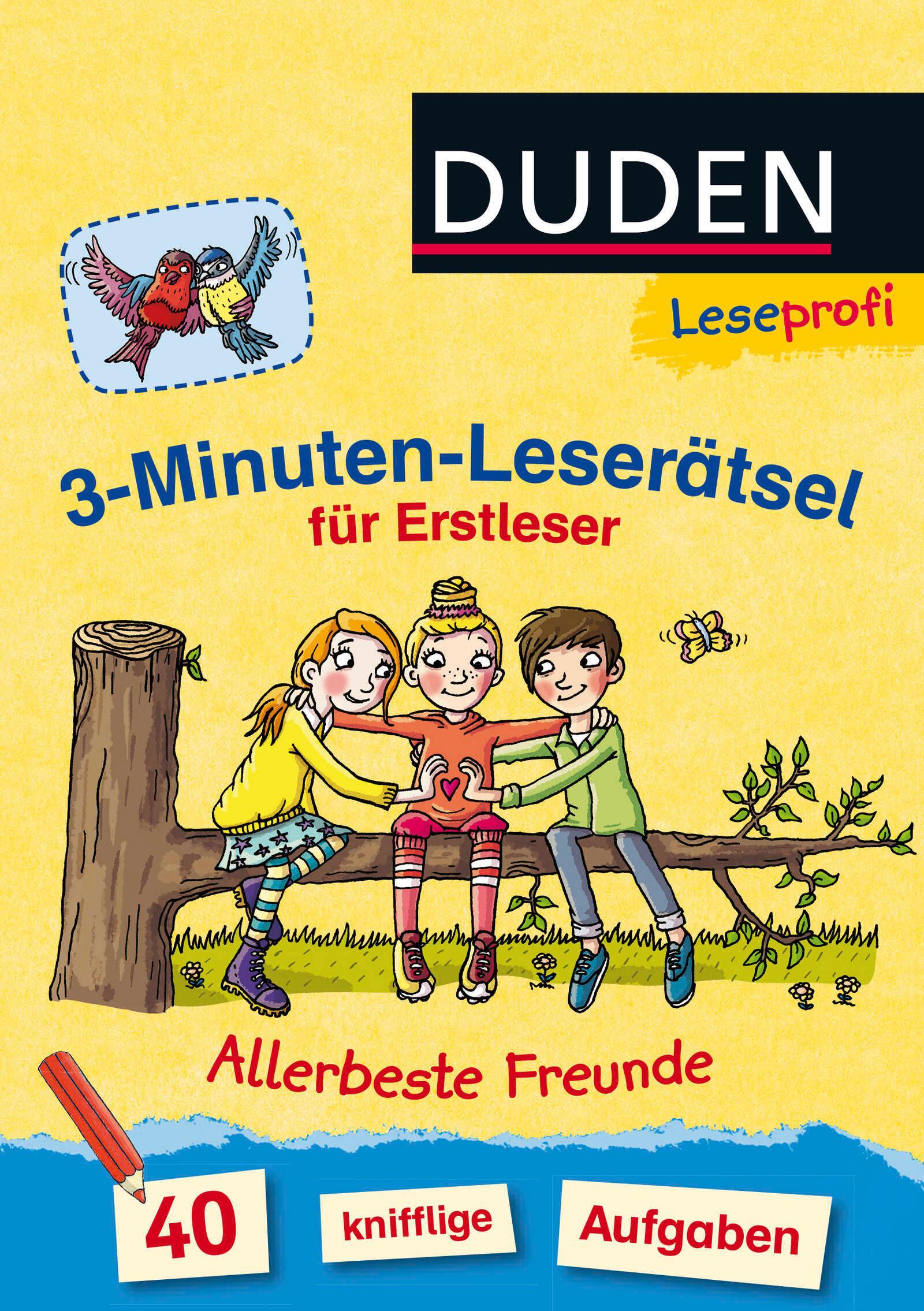 Vorderes Coverbild Leseprofi - 3-Minuten-Leserätsel für Erstleser: Allerbeste Freunde