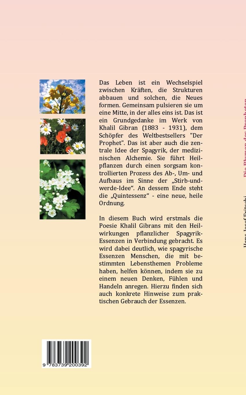 Rückseitencover Die Blumen des Propheten
