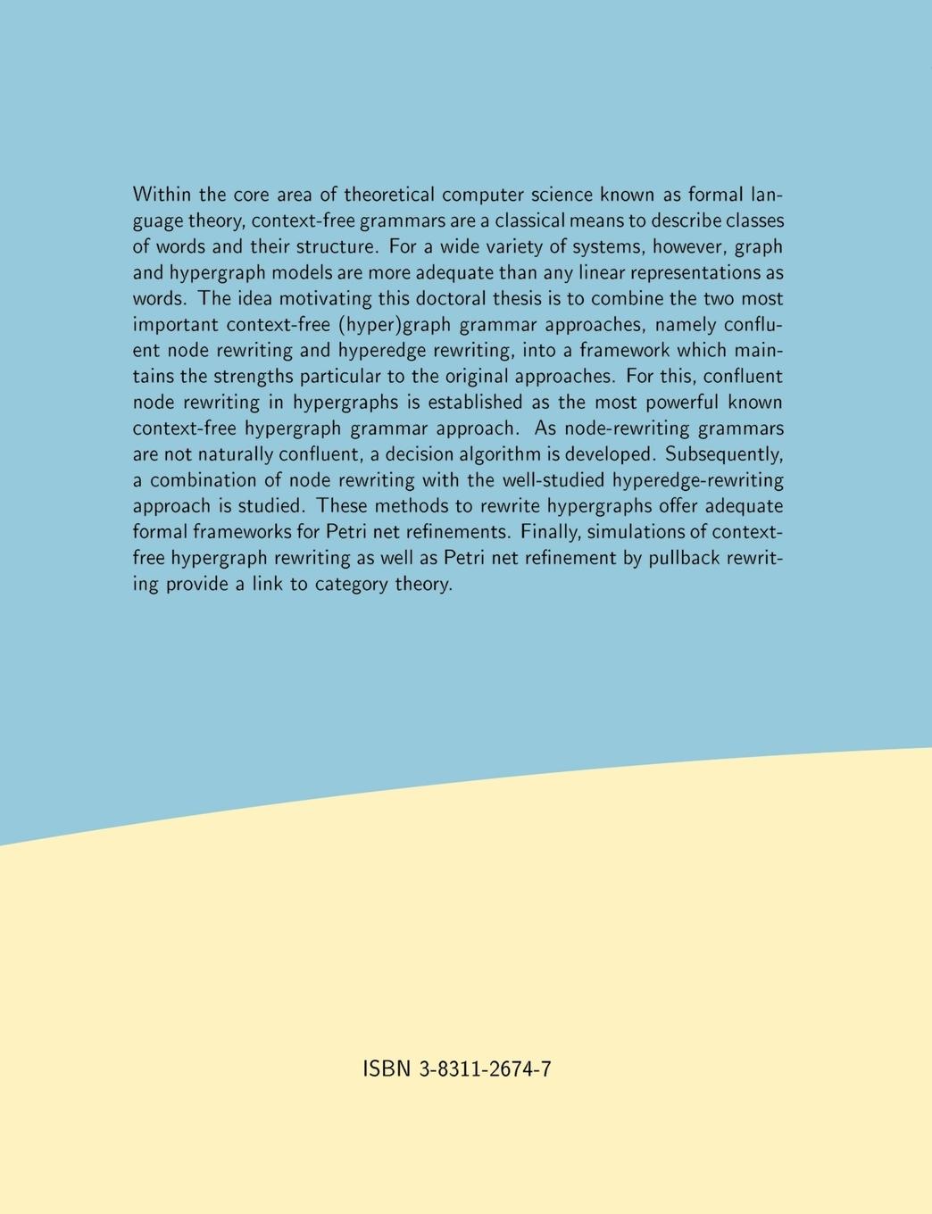 Rückseitencover Context-free Hypergraph Grammars