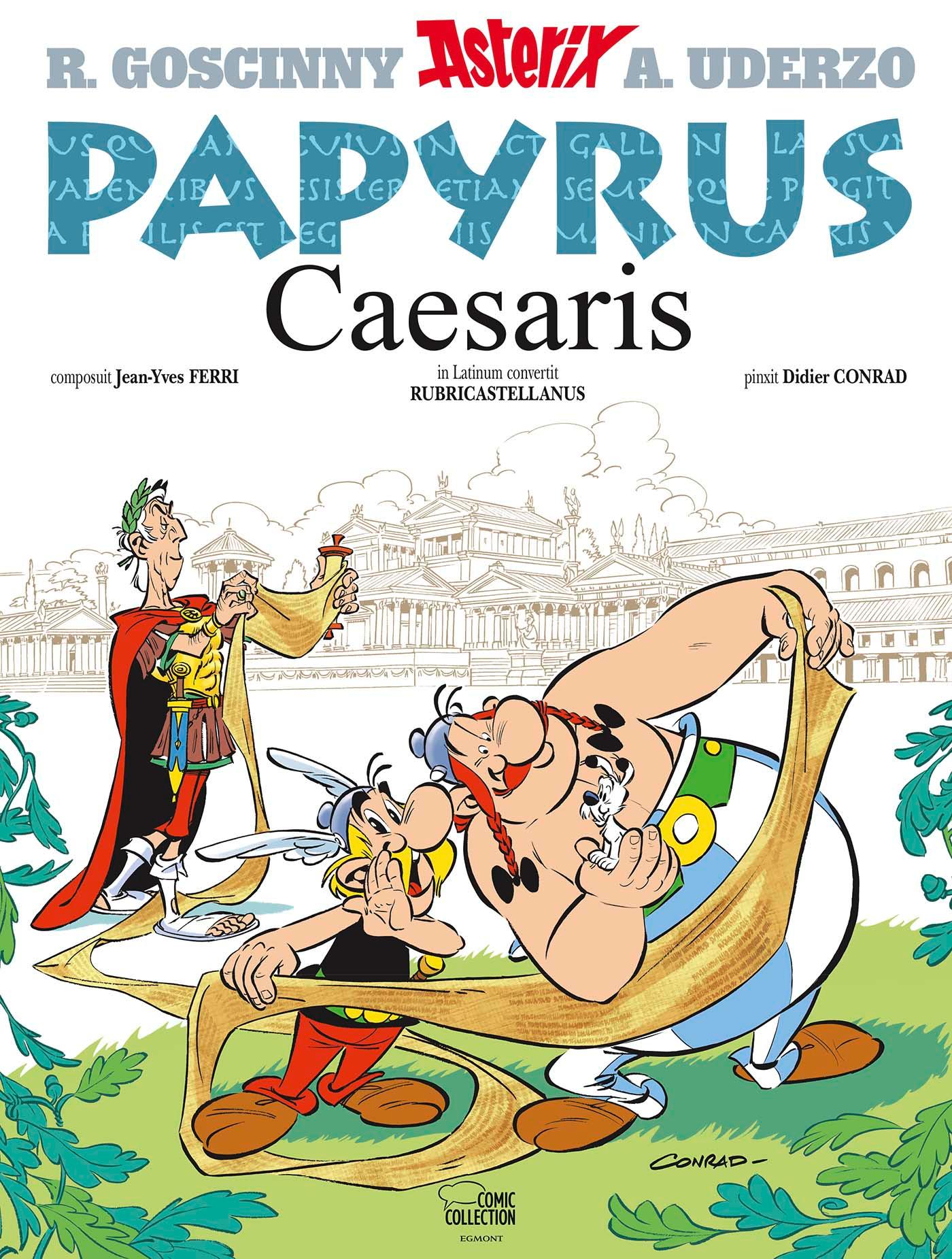 Vorderes Coverbild Asterix latein 25 - Papyrus Caesaris