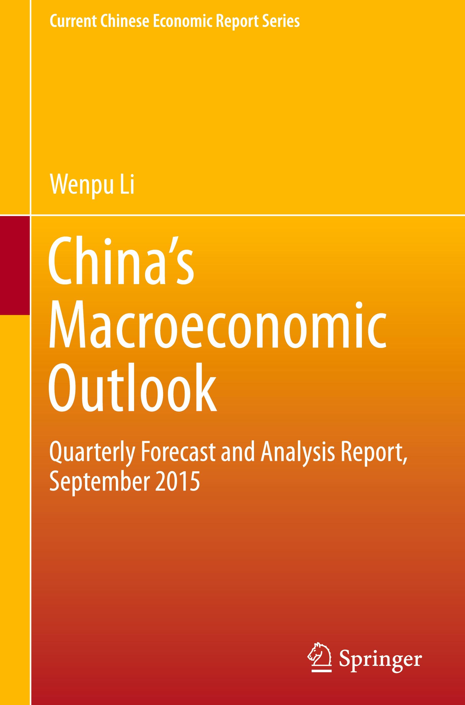 Vorderes Coverbild China's Macroeconomic Outlook