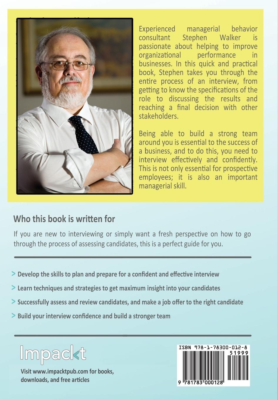 Rückseitencover The Manager's Guide to Conducting Interviews