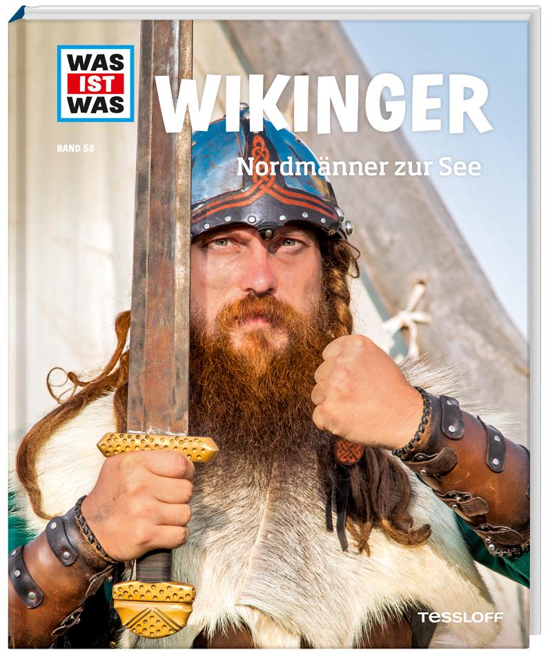 Vorderes Coverbild WAS IST WAS Band 58 Wikinger. Nordmänner zur See