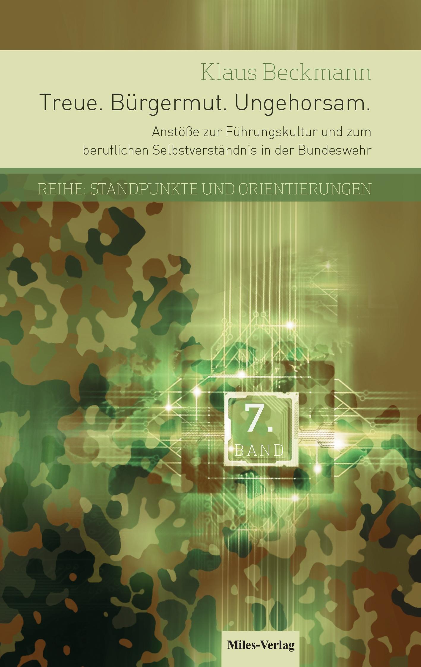 Vorderes Coverbild Treue. Bürgermut. Ungehorsam.