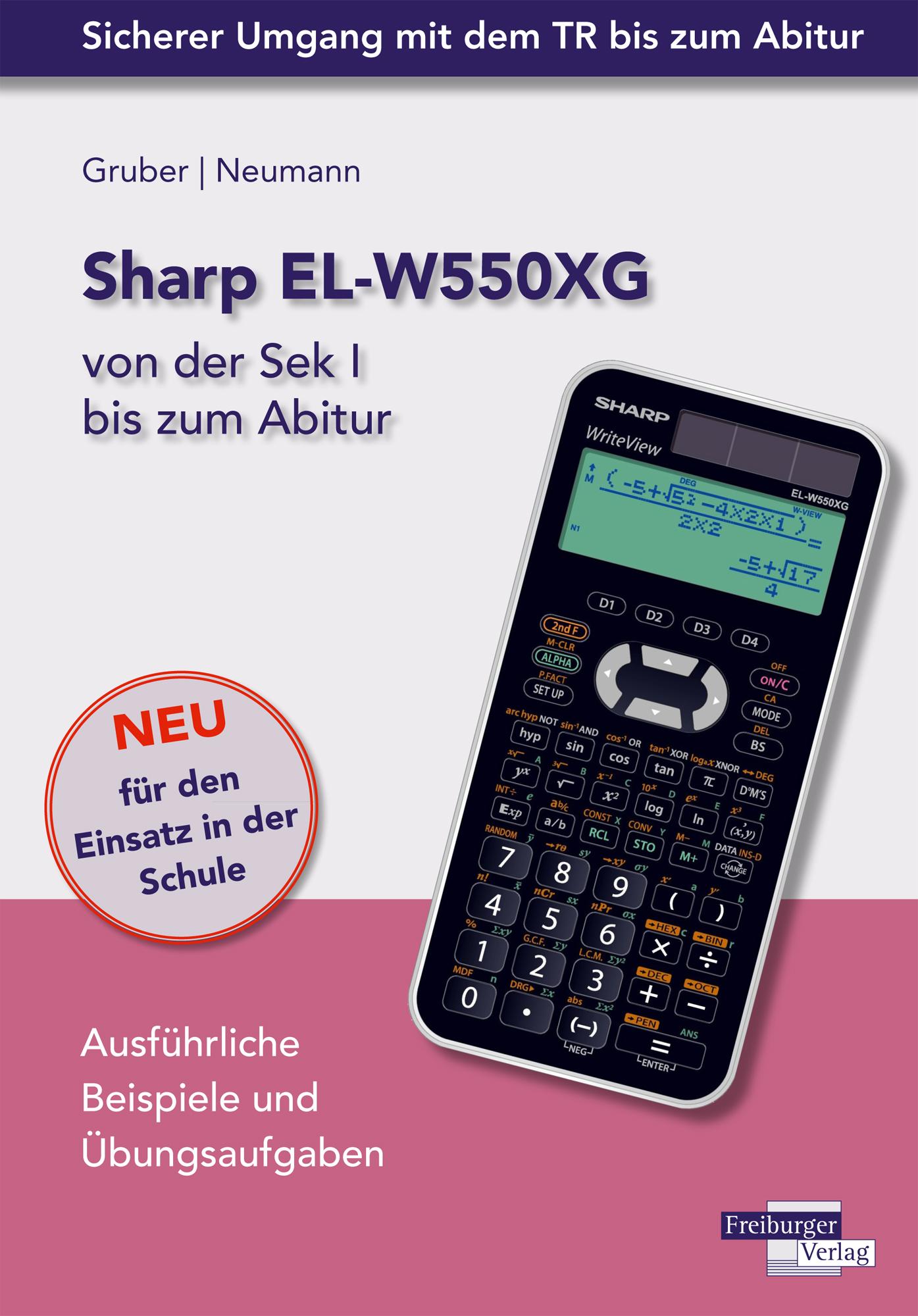 Vorderes Coverbild Sharp EL-W550XG von der Sek I bis zum Abitur