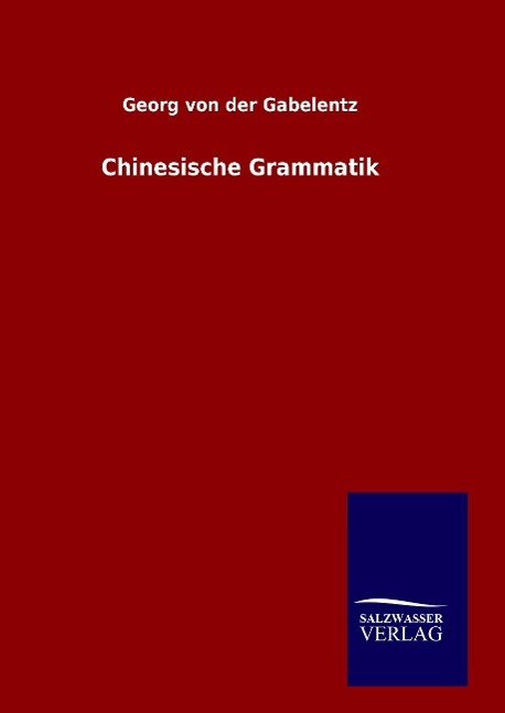 Vorderes Coverbild Chinesische Grammatik