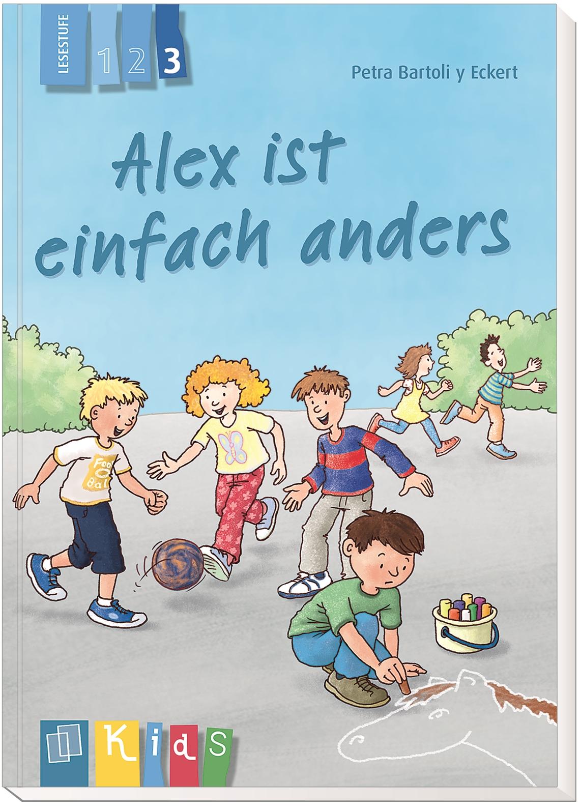 Beispielinhalt (Bild) Alex ist einfach anders - Lesestufe 3