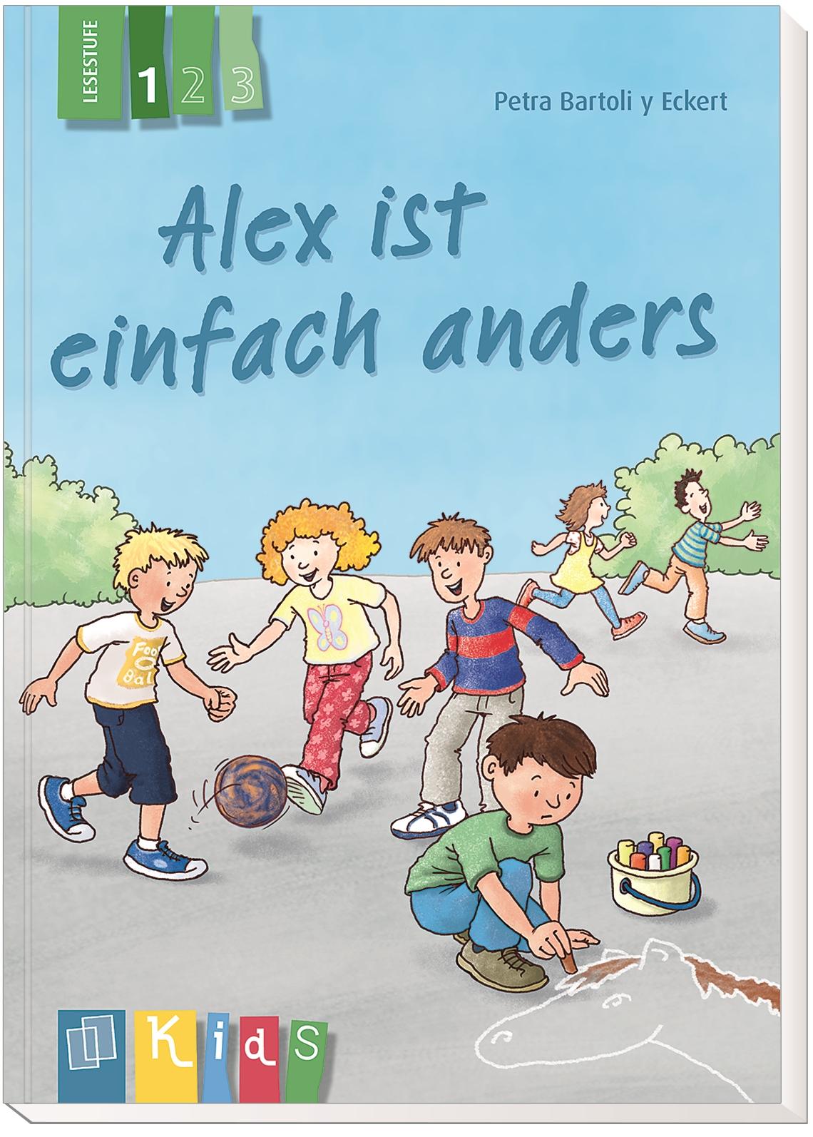 Beispielinhalt (Bild) Alex ist einfach anders - Lesestufe 1