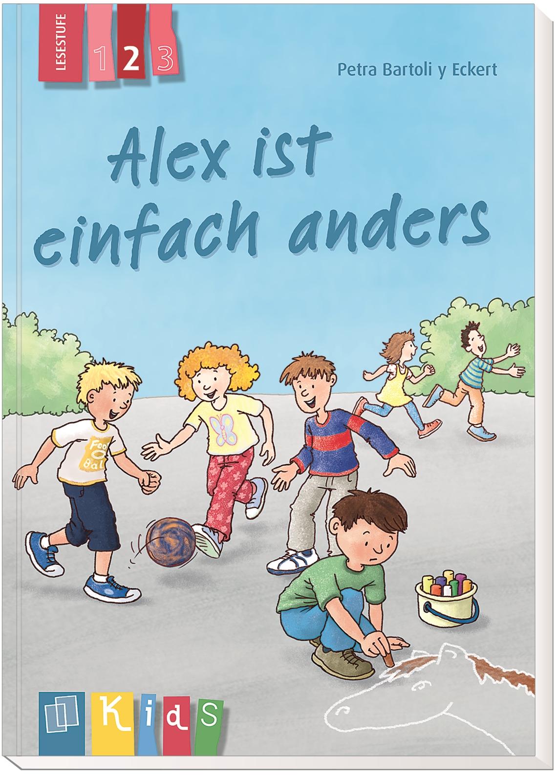 Beispielinhalt (Bild) Alex ist einfach anders - Lesestufe 2