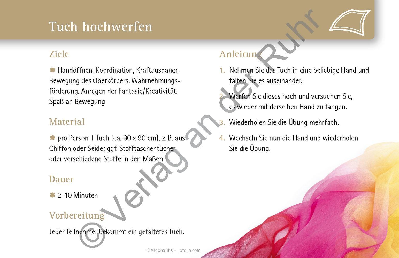 Beispielinhalt (Bild) Handgymnastik für Senioren