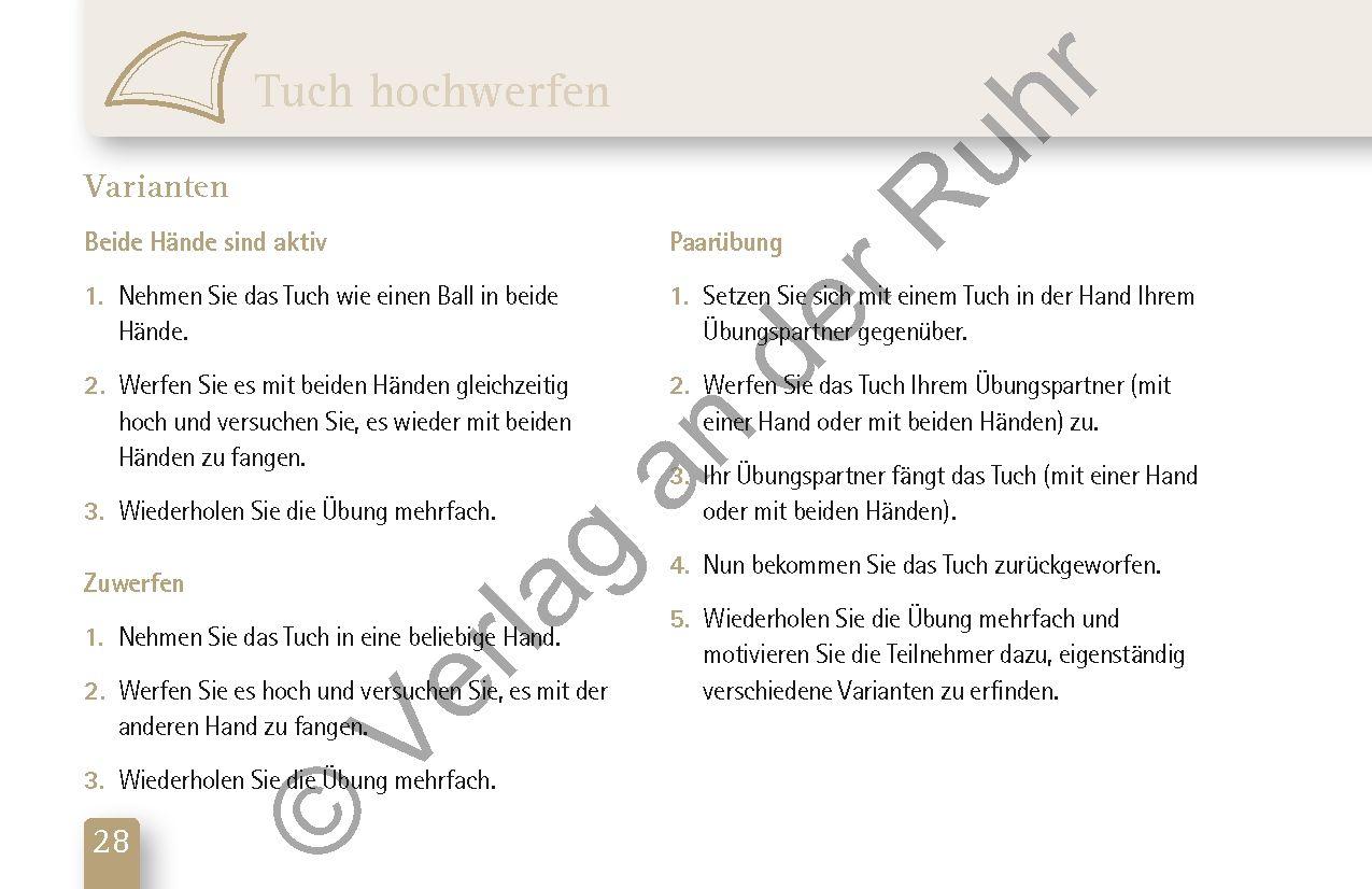 Beispielinhalt (Bild) Handgymnastik für Senioren