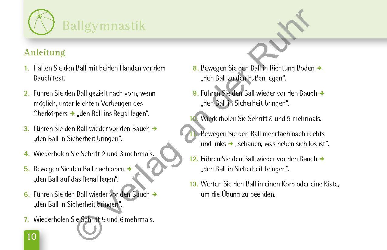 Beispielinhalt (Bild) Handgymnastik für Senioren