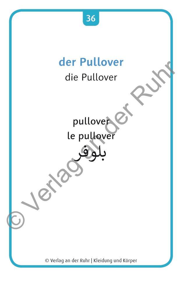 Beispielinhalt (Bild) Kleidung und Körper