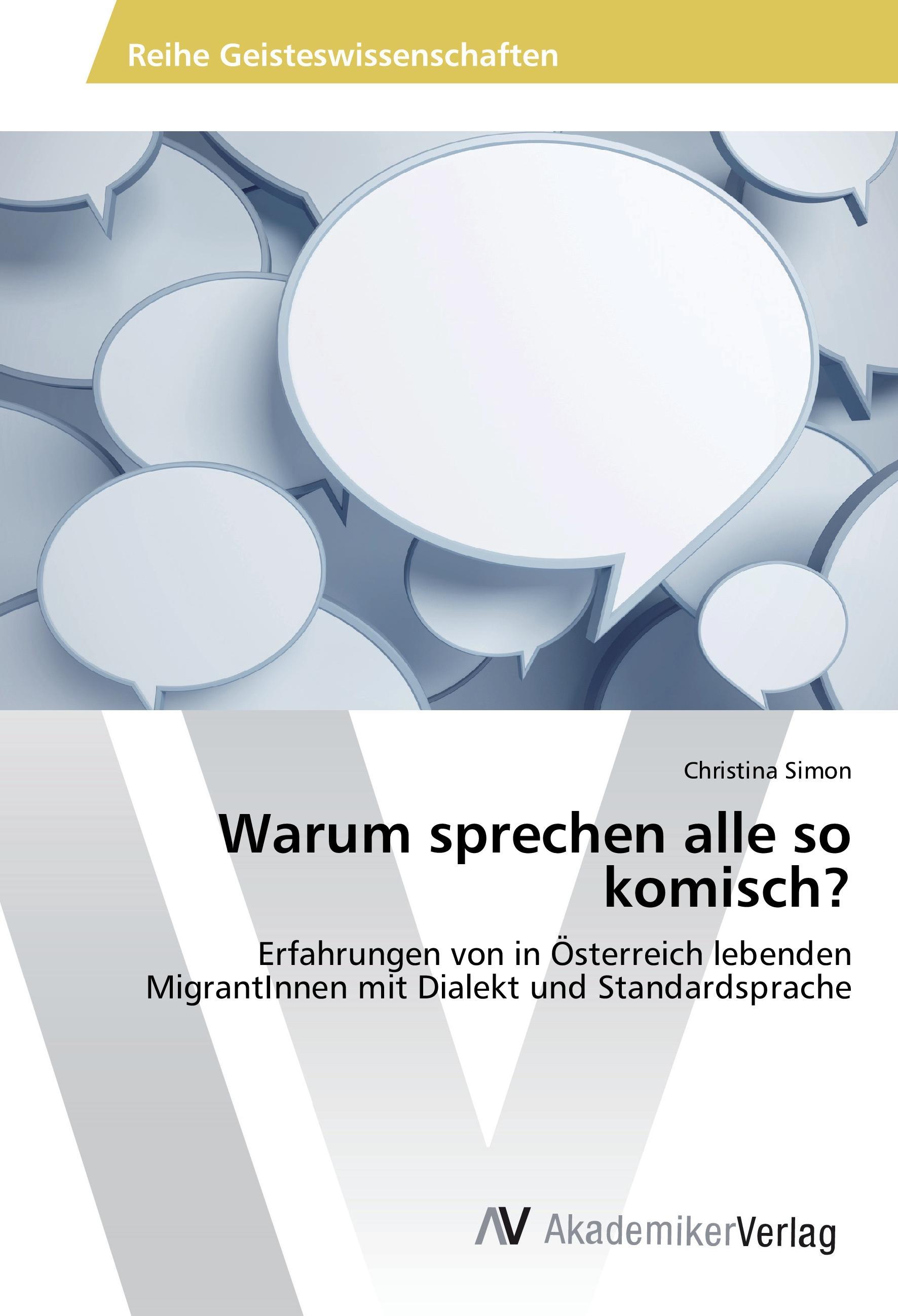 Vorderes Coverbild Warum sprechen alle so komisch?