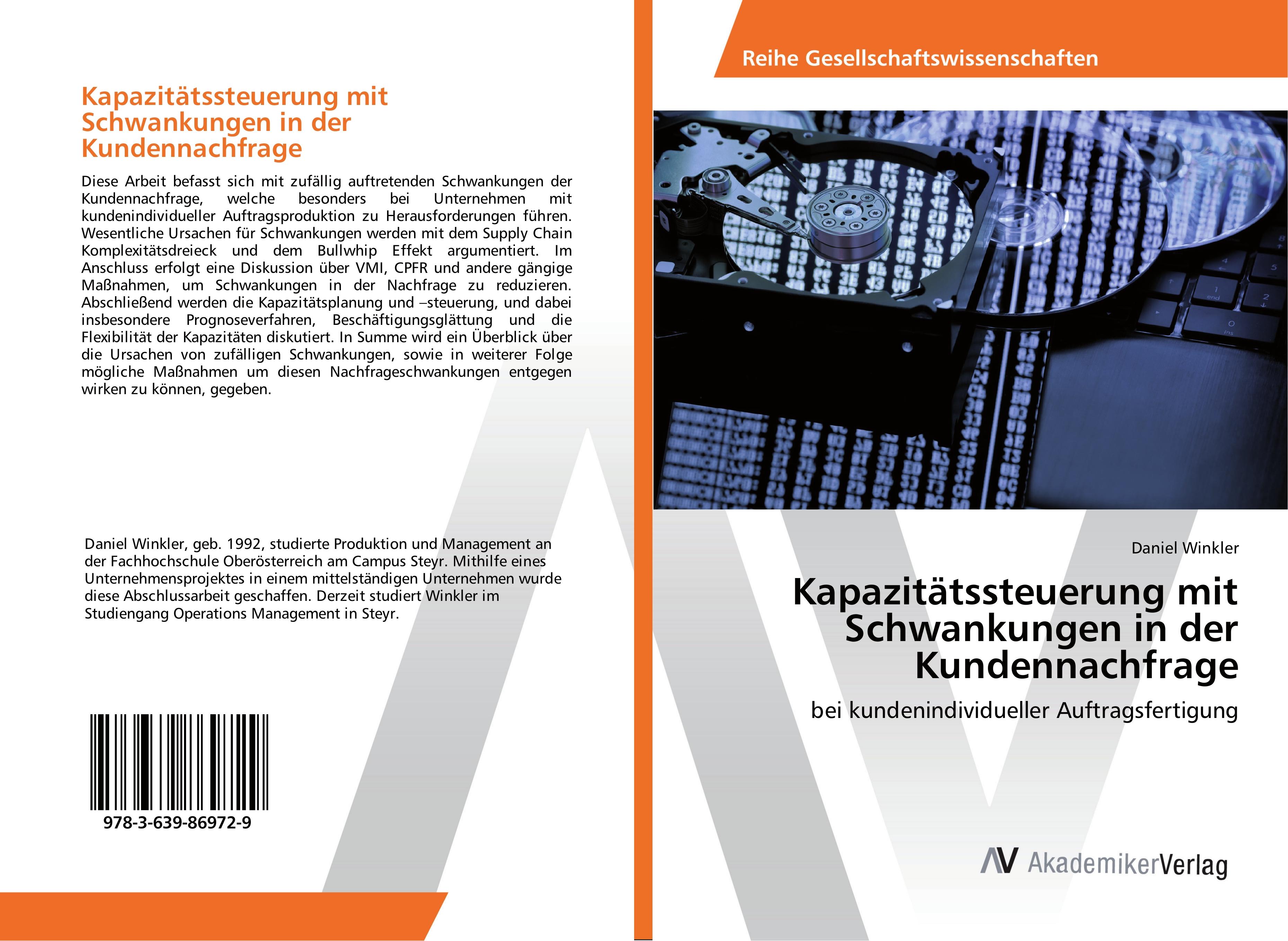 Vorderes Coverbild Kapazitätssteuerung mit Schwankungen in der Kundennachfrage