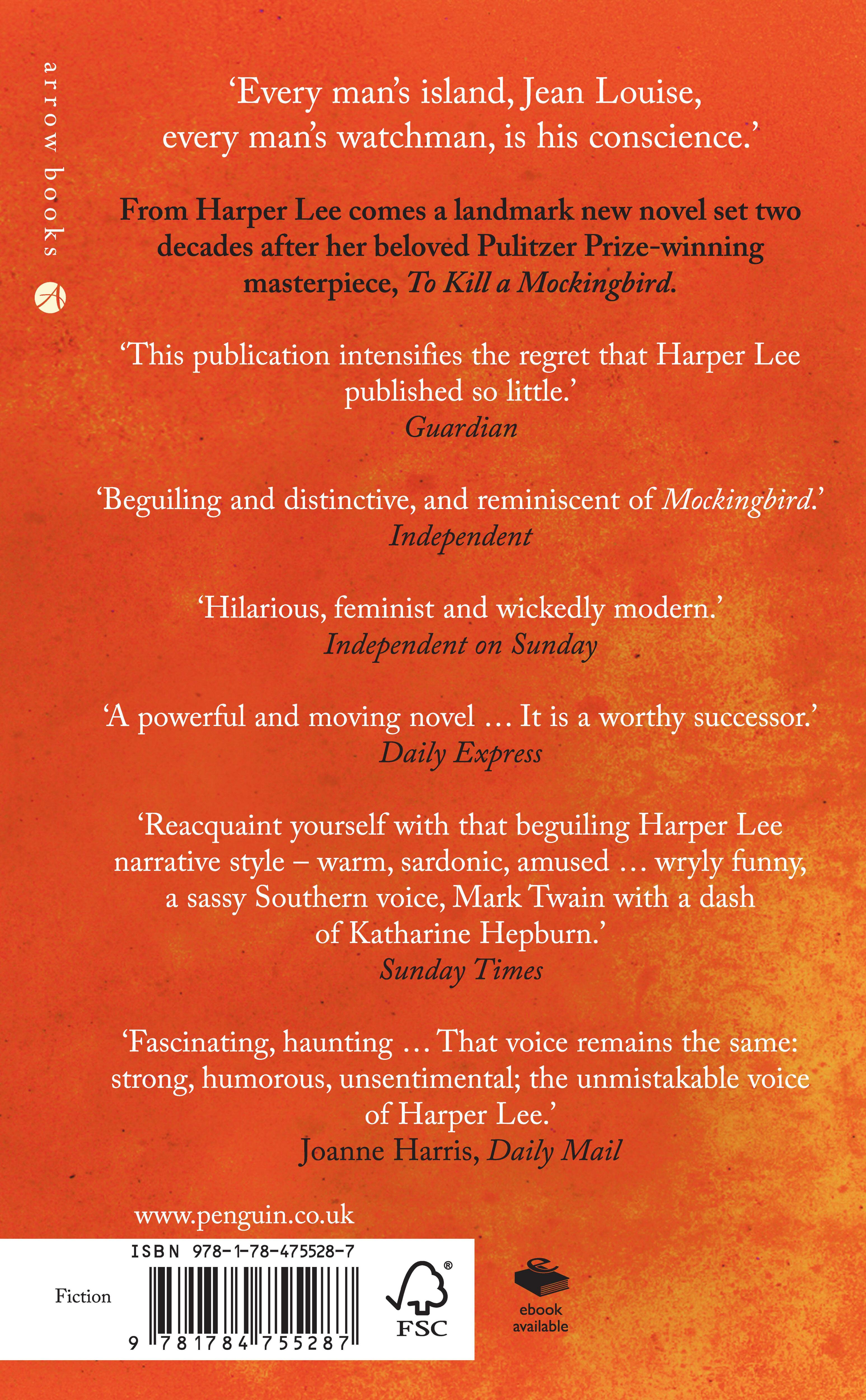 Rückseitencover Go Set a Watchman