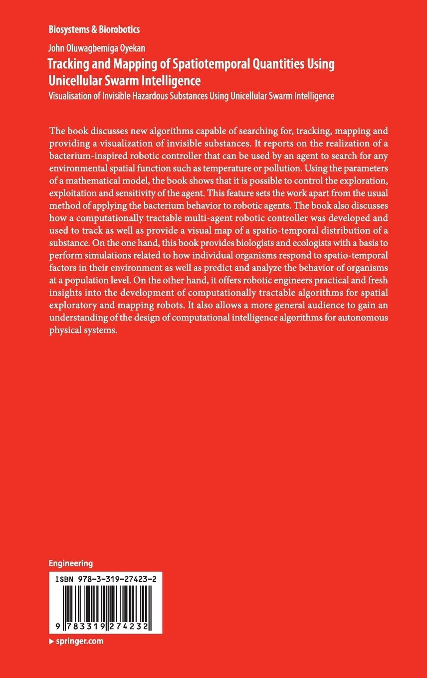 Rückseitencover Tracking and Mapping of Spatiotemporal Quantities Using Unicellular Swarm Intelligence