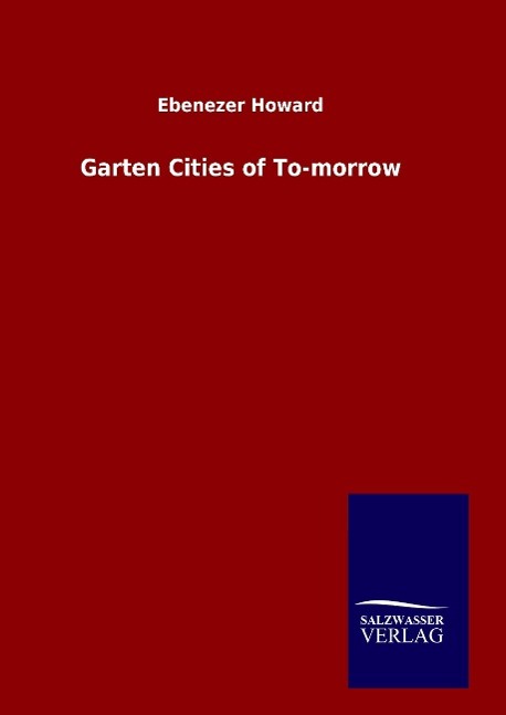 Vorderes Coverbild Garten Cities of To-morrow
