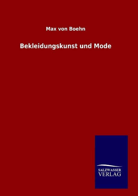 Vorderes Coverbild Bekleidungskunst und Mode