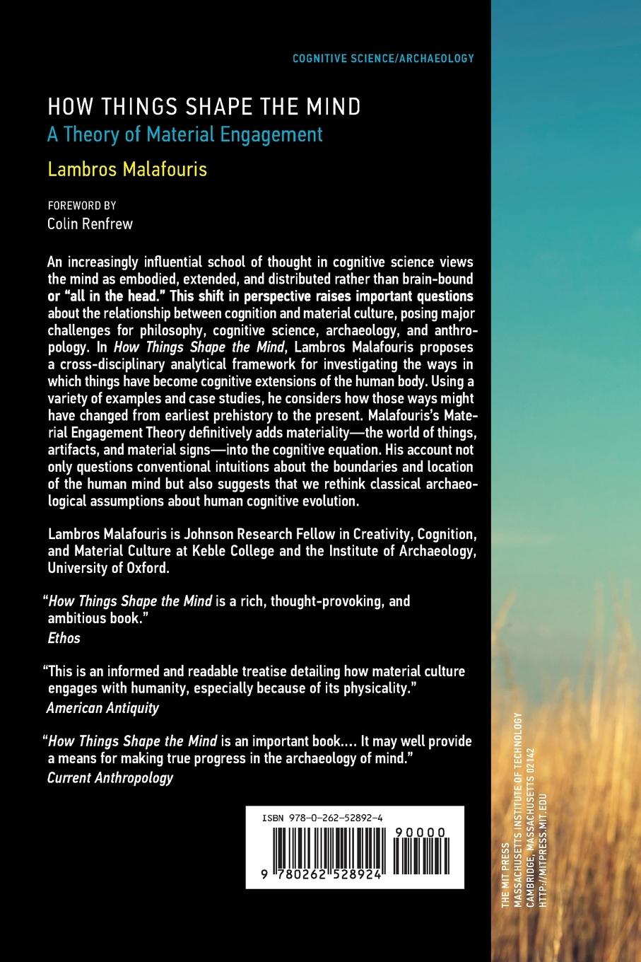 Rückseitencover How Things Shape the Mind