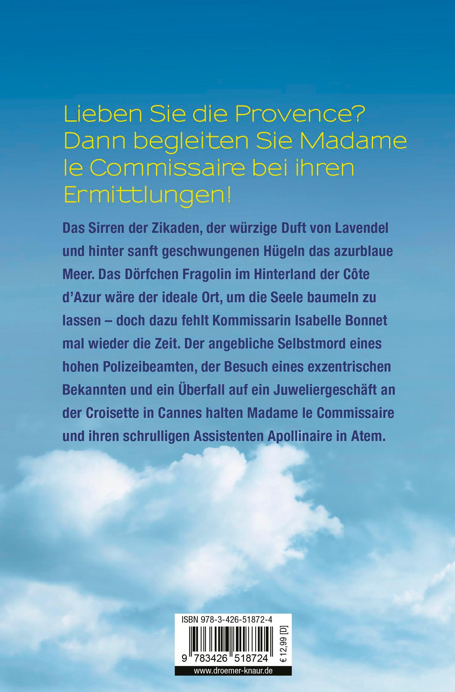 Rückseitencover Madame le Commissaire und der Tod des Polizeichefs