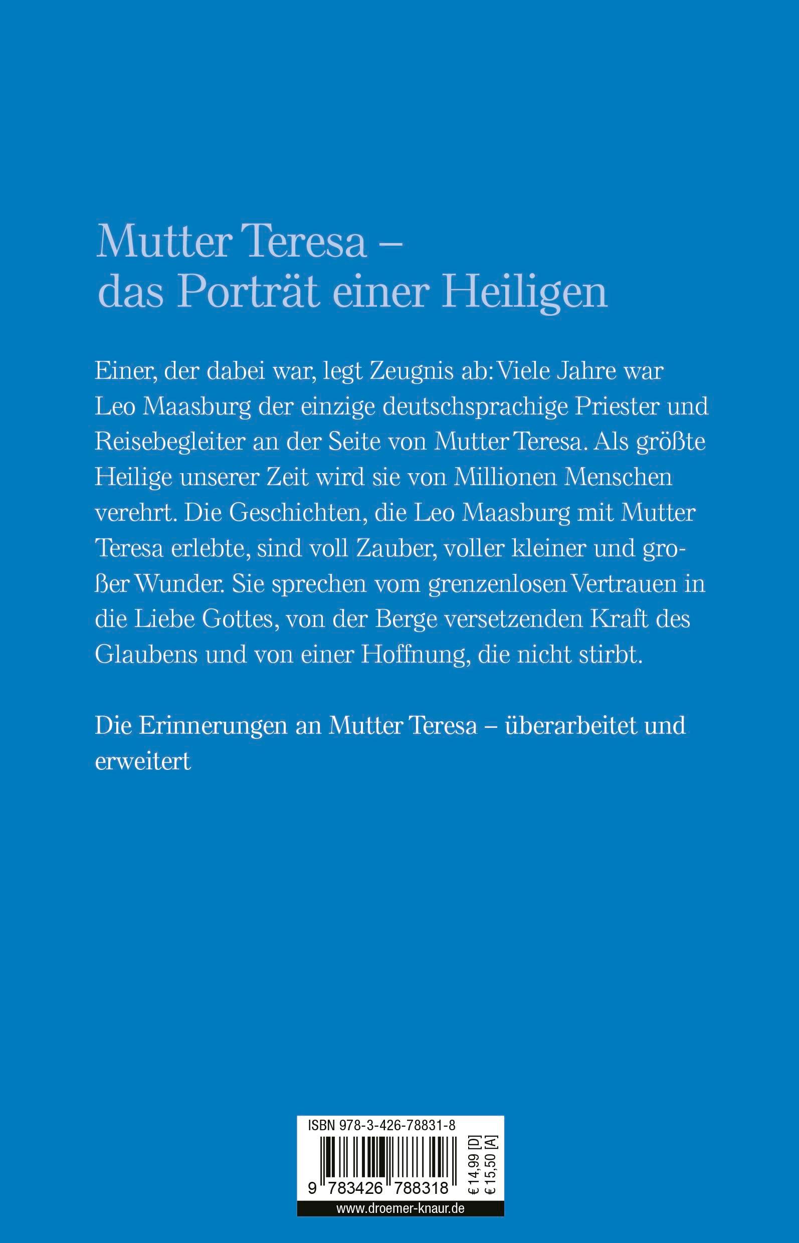 Rückseitencover Mutter Teresa