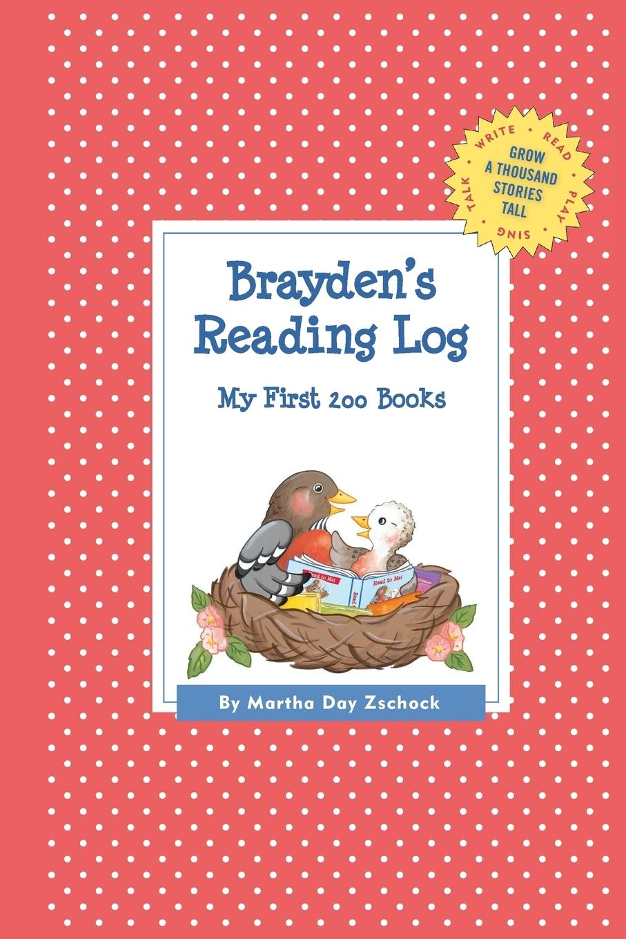 Vorderes Coverbild Brayden's Reading Log