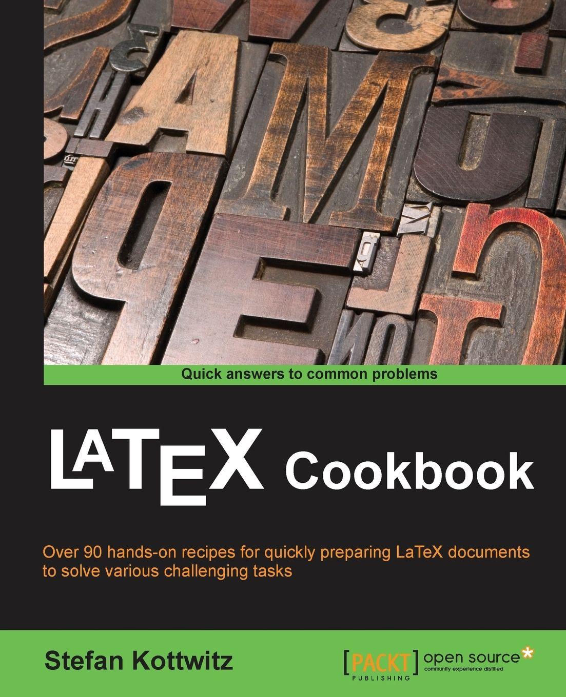 Vorderes Coverbild LaTeX Cookbook