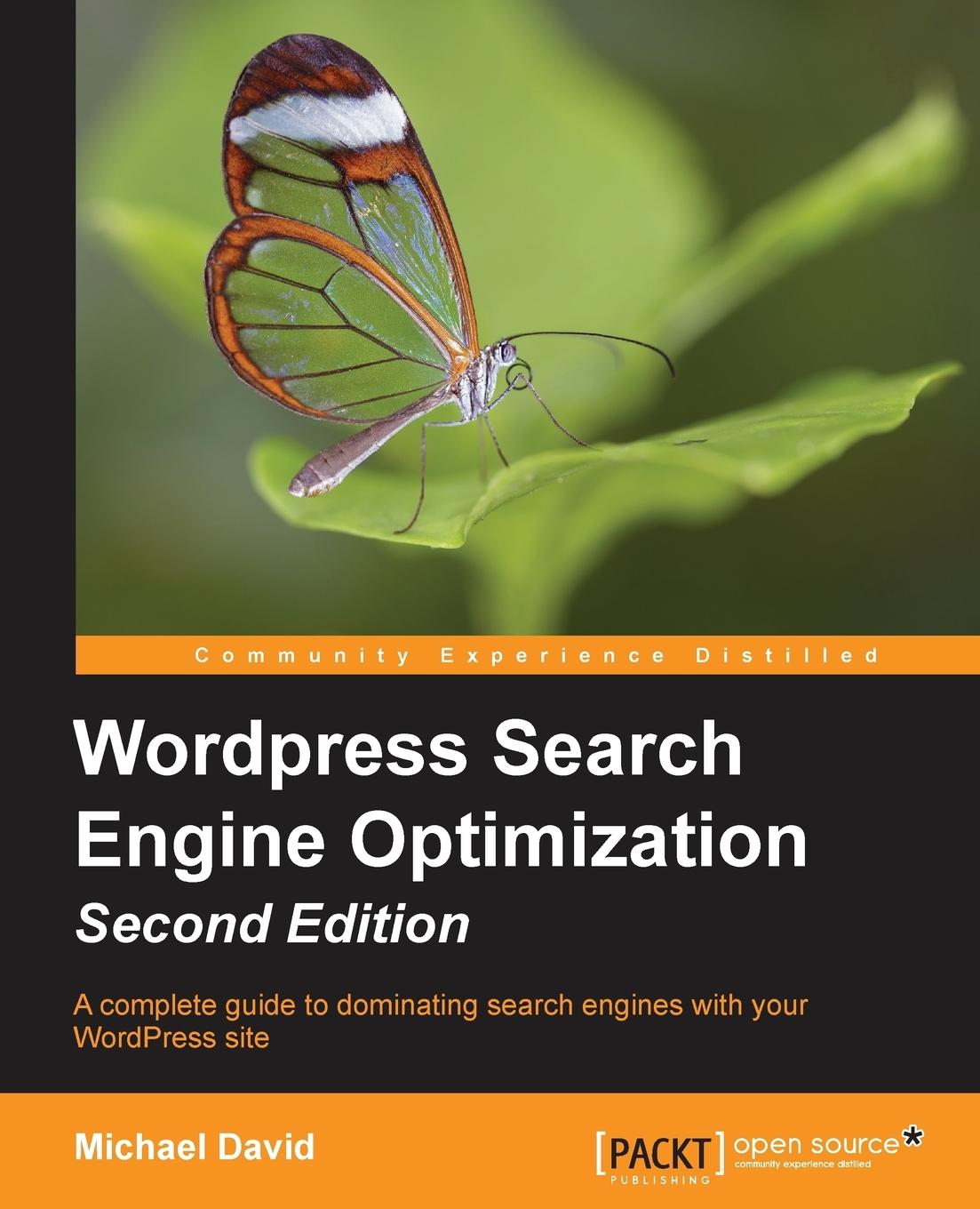 Vorderes Coverbild Wordpress Search Engine Optimization