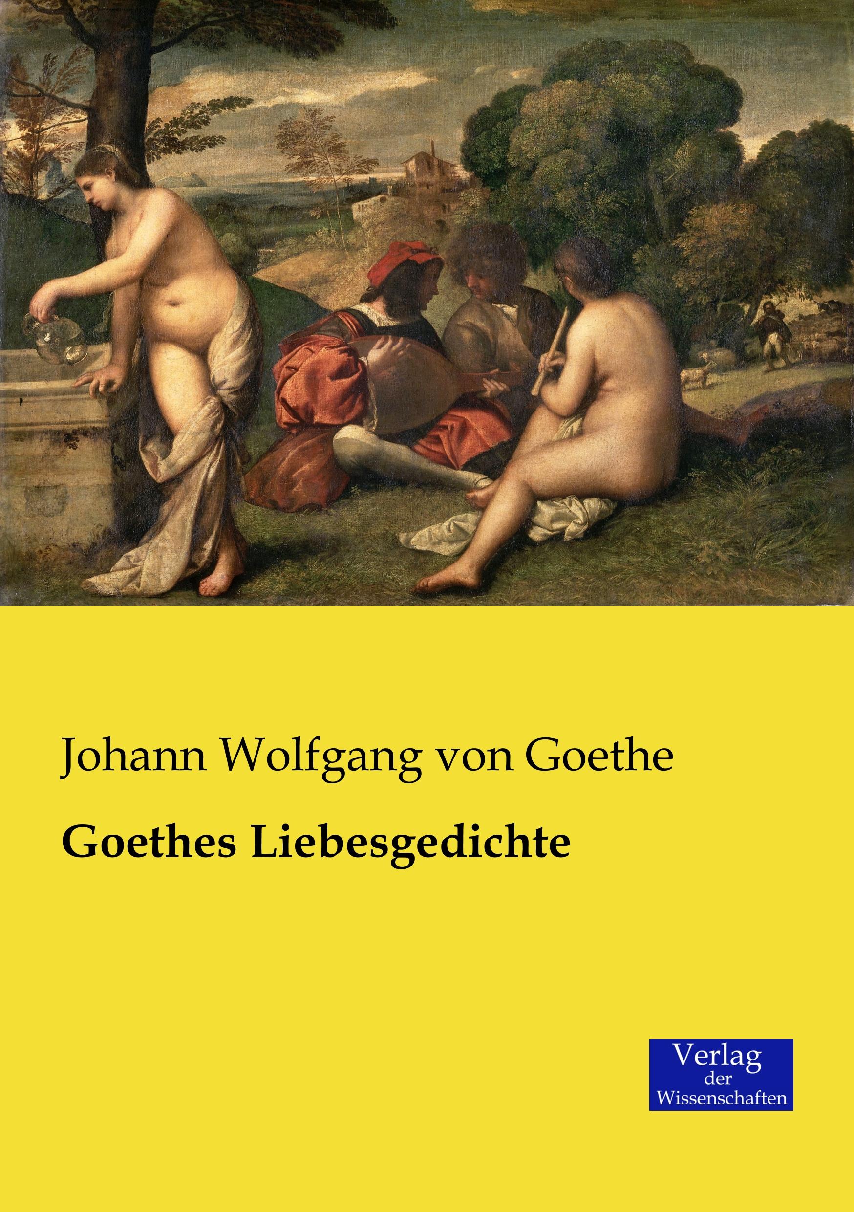 Vorderes Coverbild Goethes Liebesgedichte