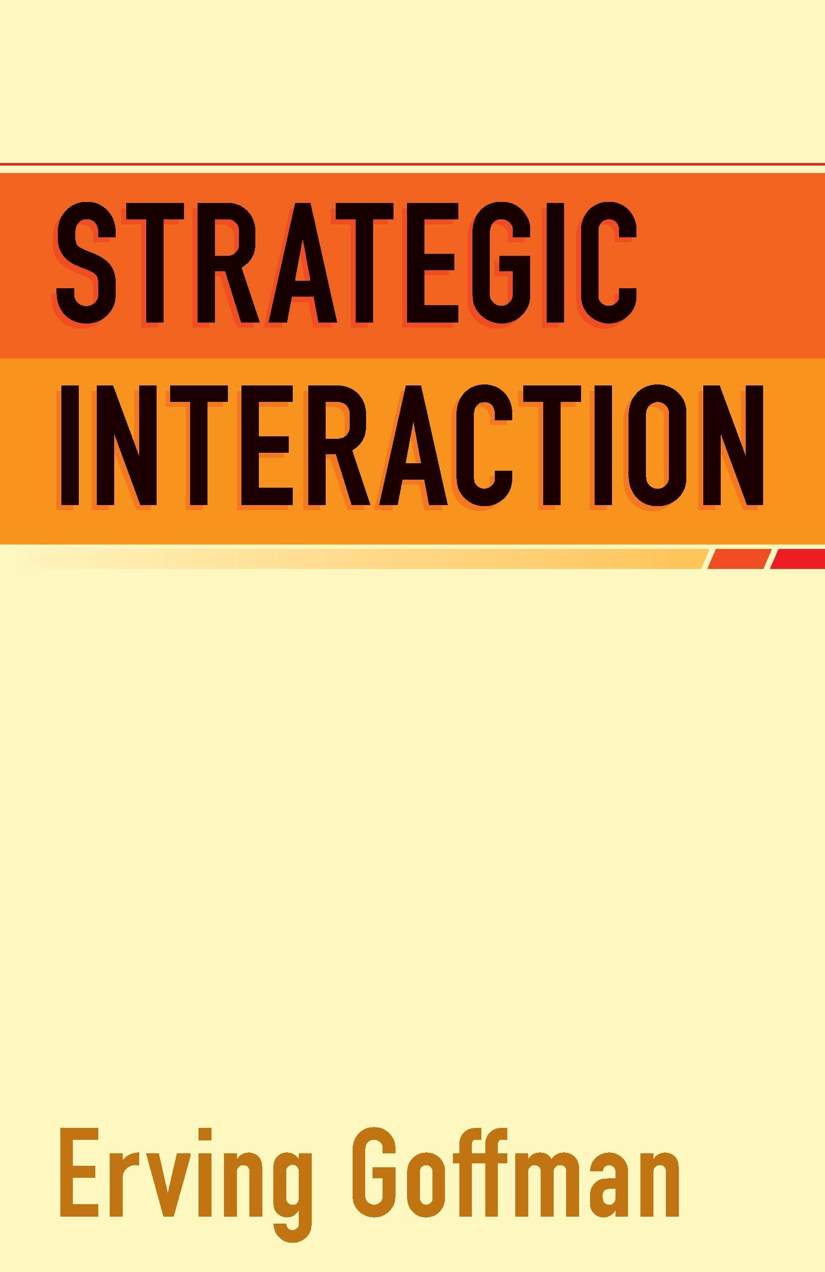 Vorderes Coverbild Strategic Interaction