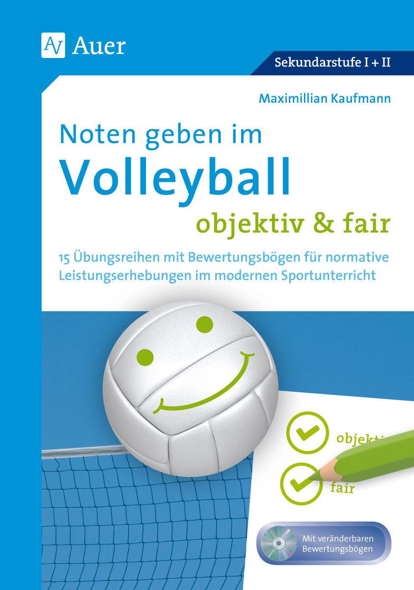 Vorderes Coverbild Noten geben im Volleyball - objektiv & fair