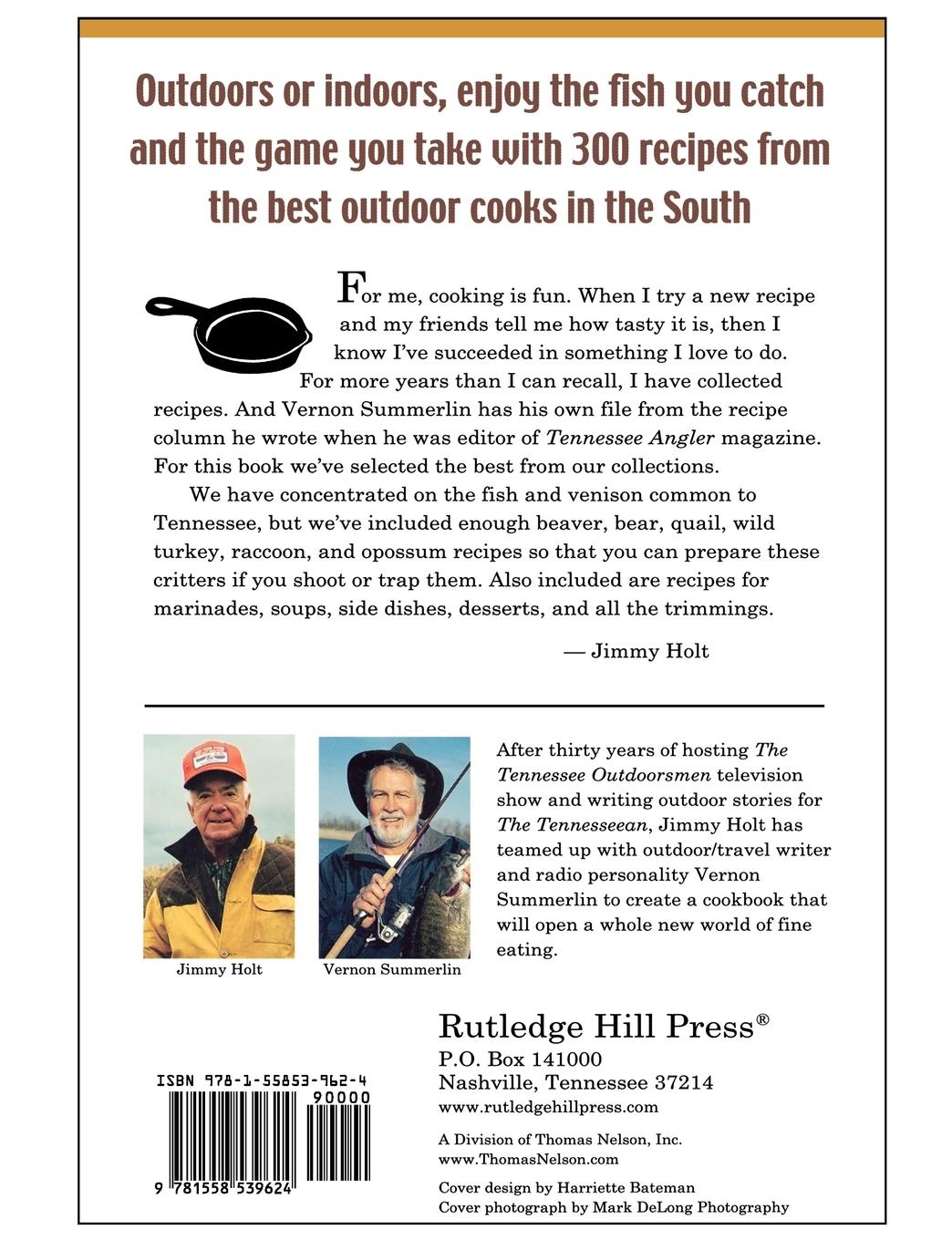 Rückseitencover The Tennessee Outdoorsmen Cookbook