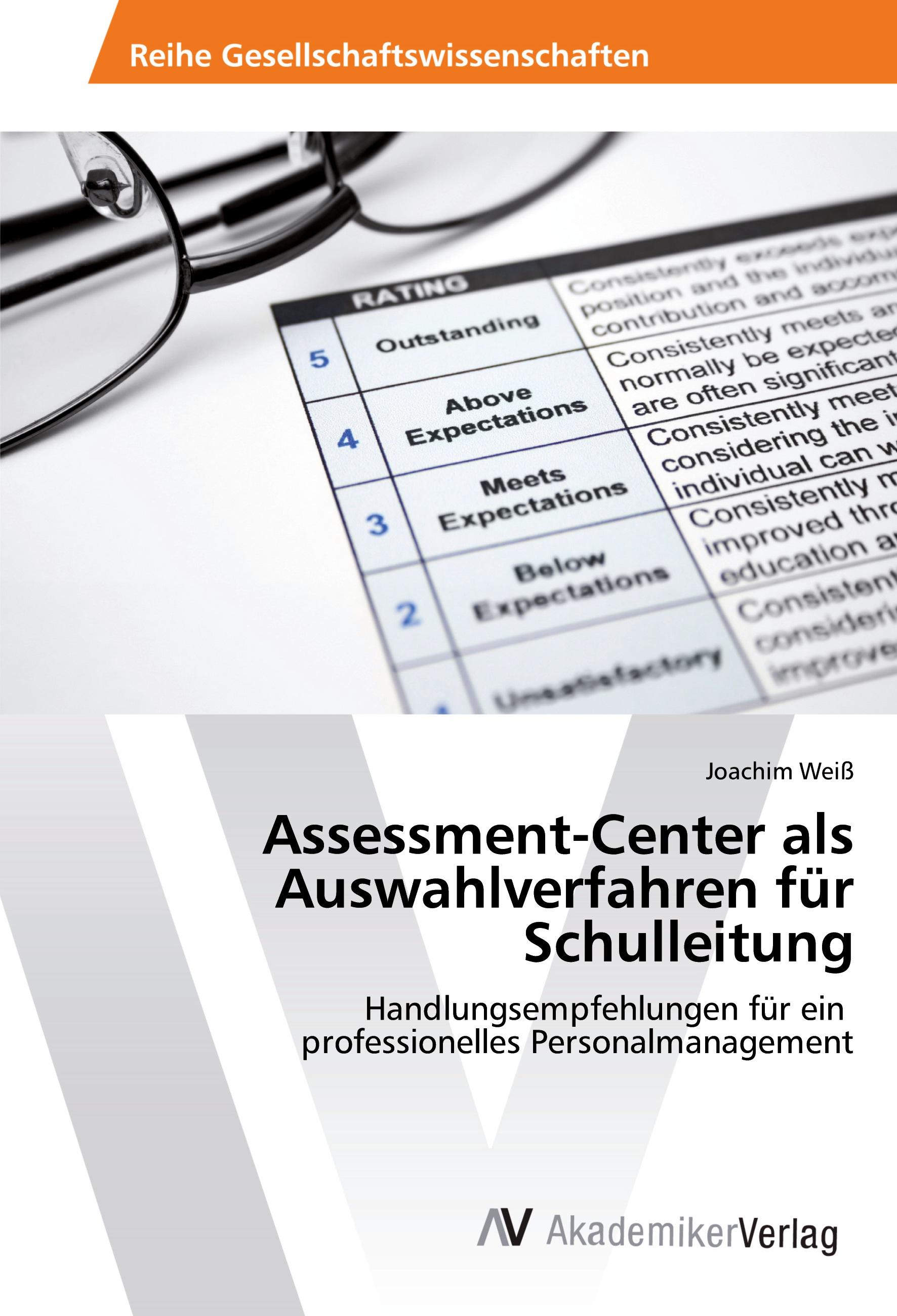Vorderes Coverbild Assessment-Center als Auswahlverfahren für Schulleitung