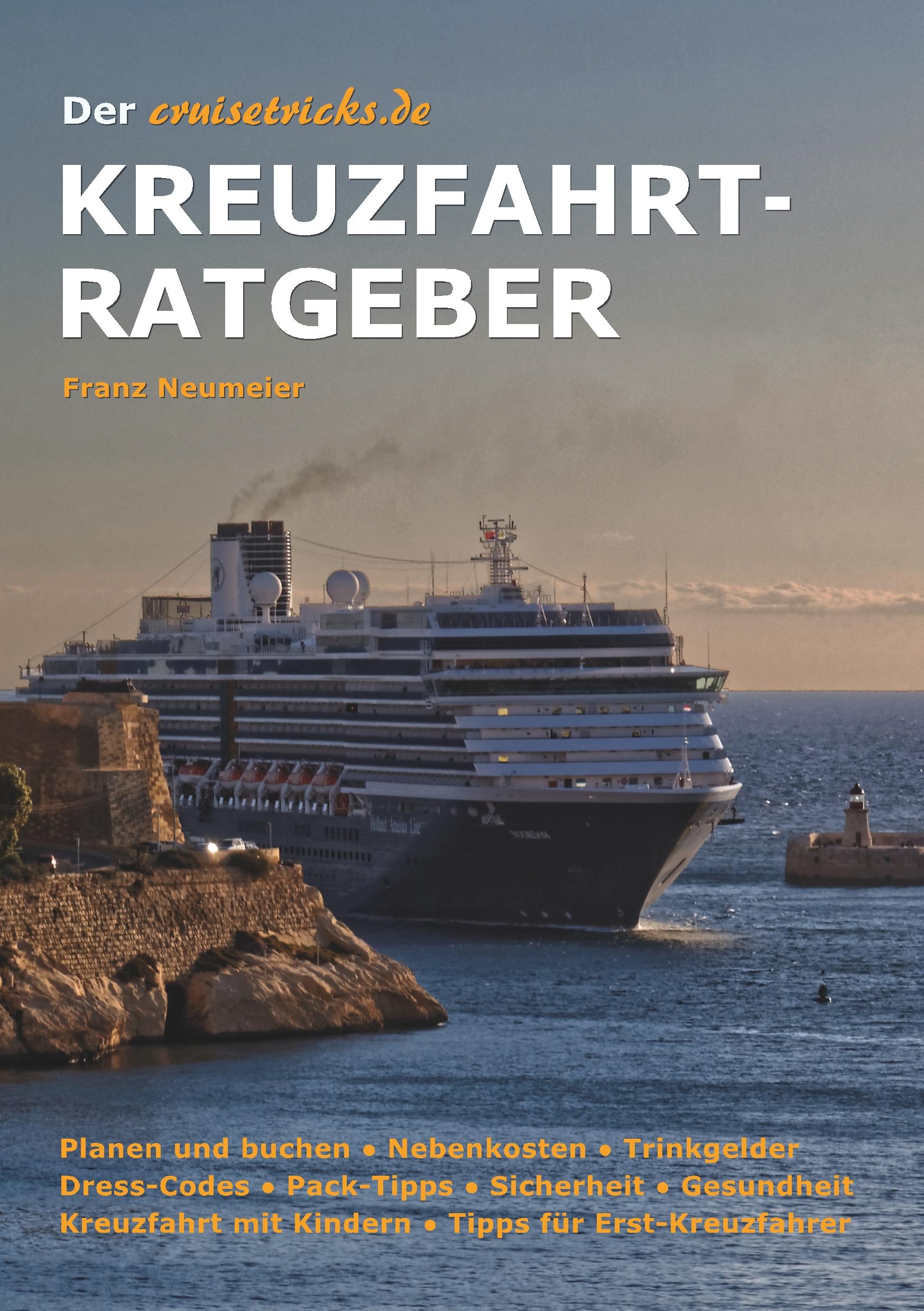 Vorderes Coverbild Der cruisetricks.de Kreuzfahrt-Ratgeber