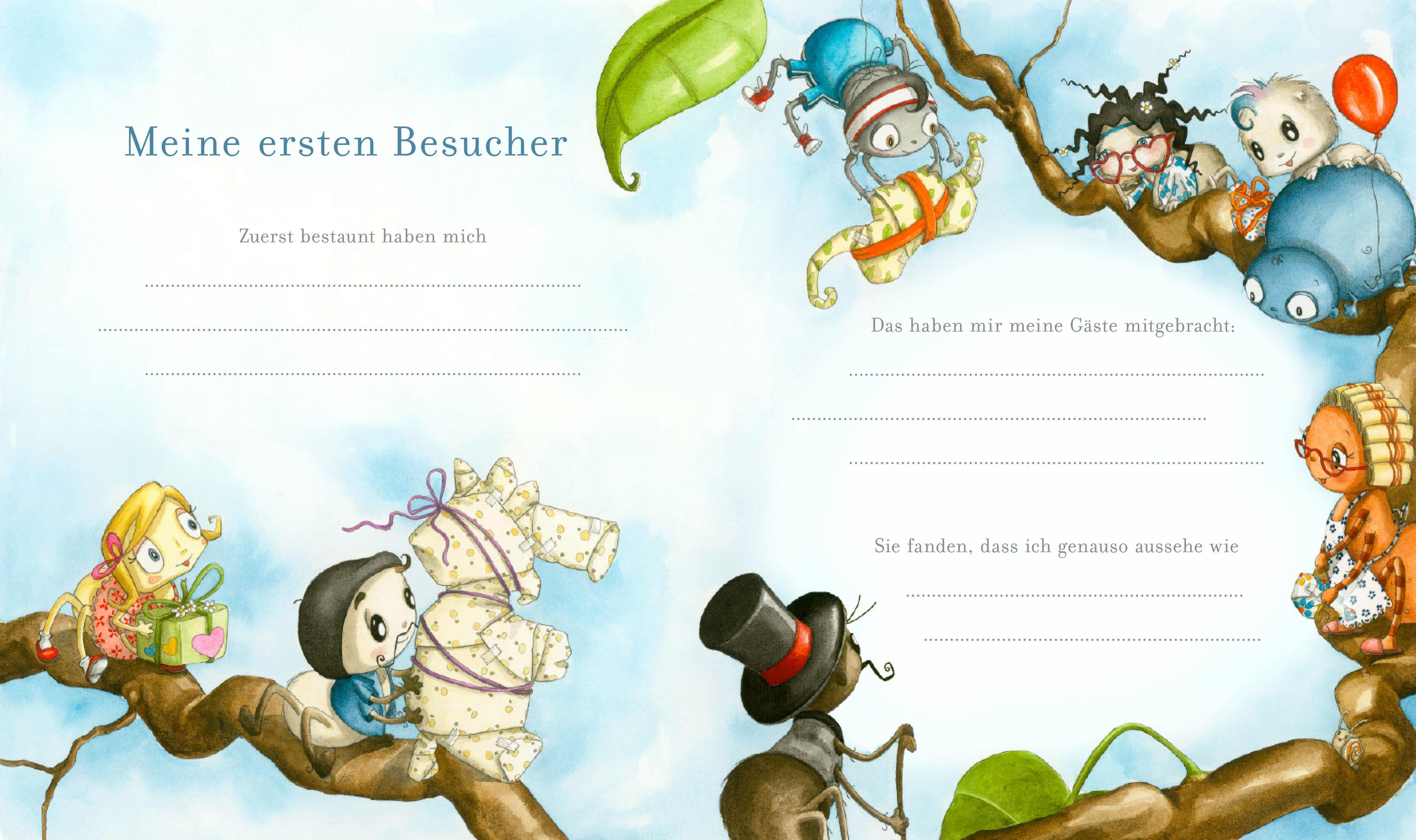 Beispielinhalt (Bild) Die kleine Spinne Widerlich. Mein Babyalbum