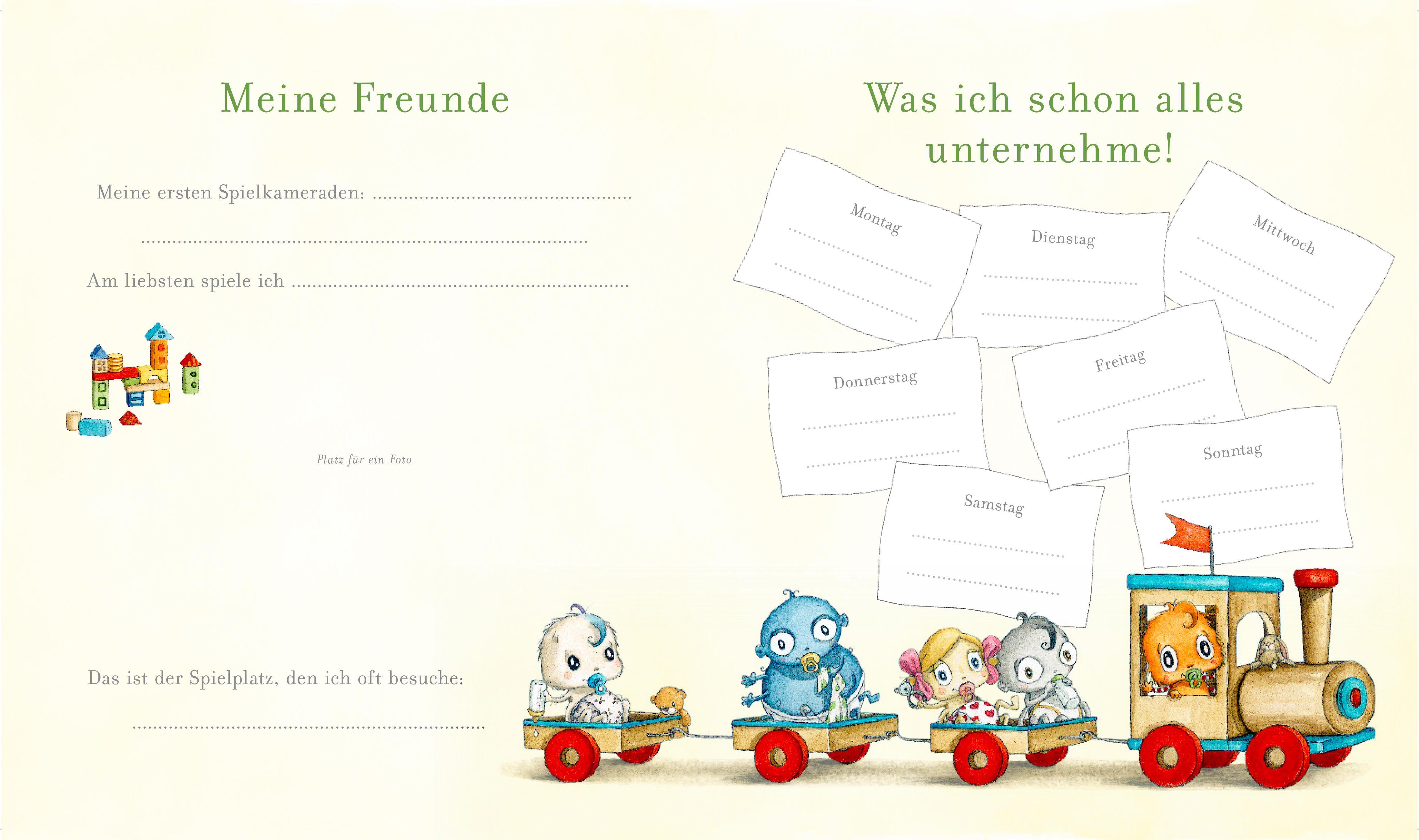 Beispielinhalt (Bild) Die kleine Spinne Widerlich. Mein Babyalbum