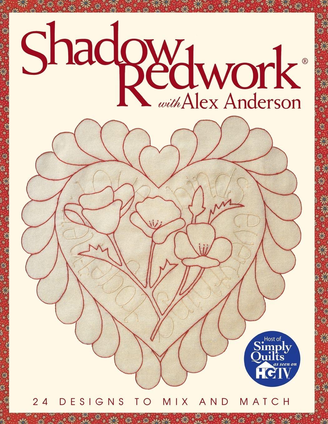 Vorderes Coverbild Shadow Redwork with Alex Anderson - Print on Demand Edition