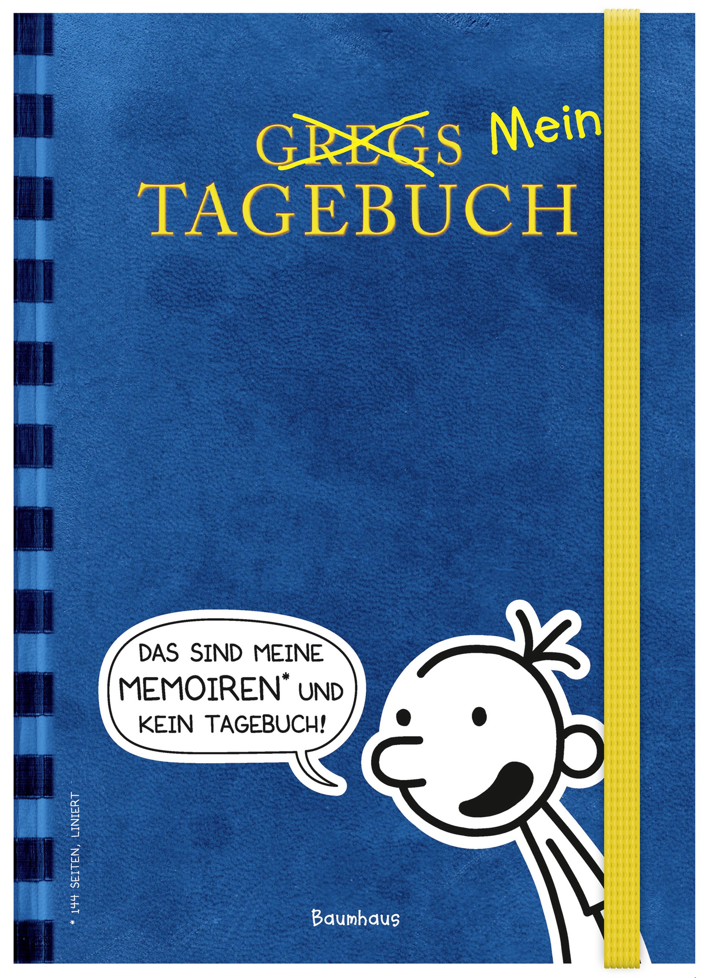 Vorderes Coverbild Gregs (Mein) Tagebuch (blau)