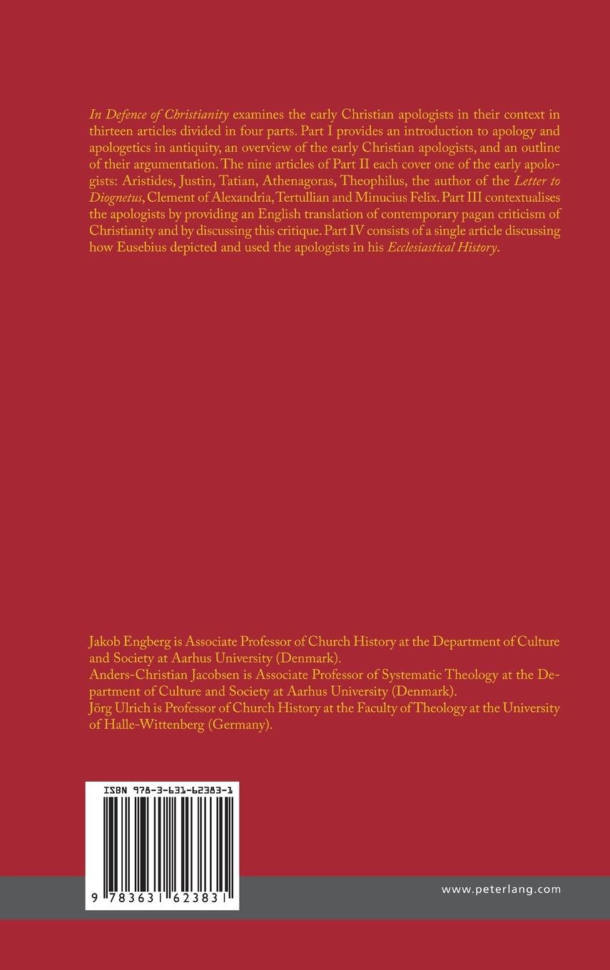 Rückseitencover In Defence of Christianity