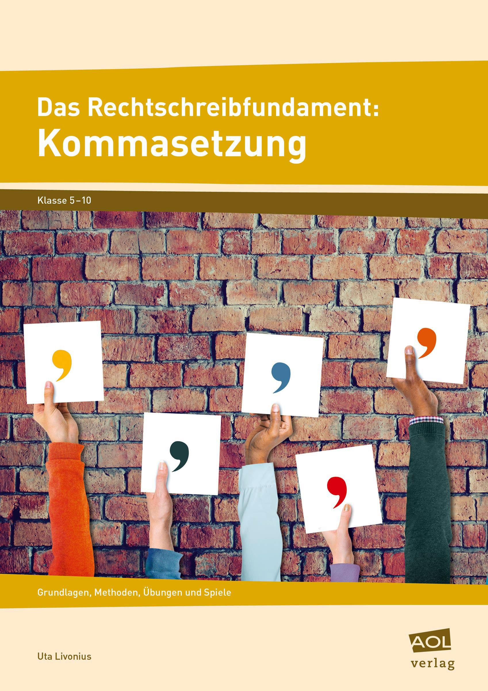 Vorderes Coverbild Das Rechtschreibfundament: Kommasetzung