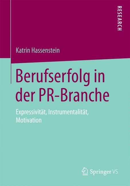 Vorderes Coverbild Berufserfolg in der PR-Branche