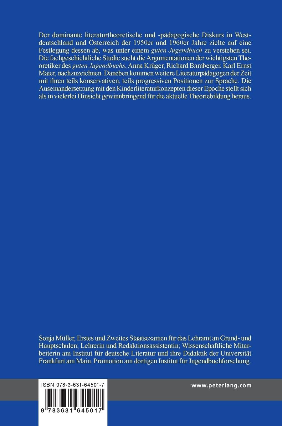 Rückseitencover Kindgemäß und literarisch wertvoll