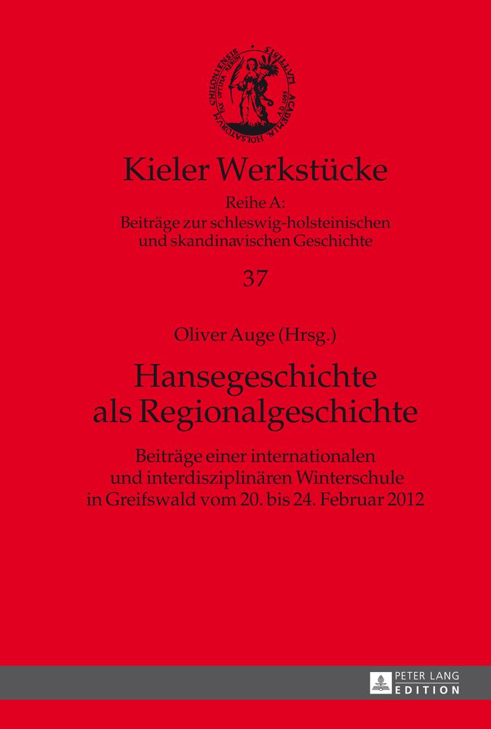 Vorderes Coverbild Hansegeschichte als Regionalgeschichte
