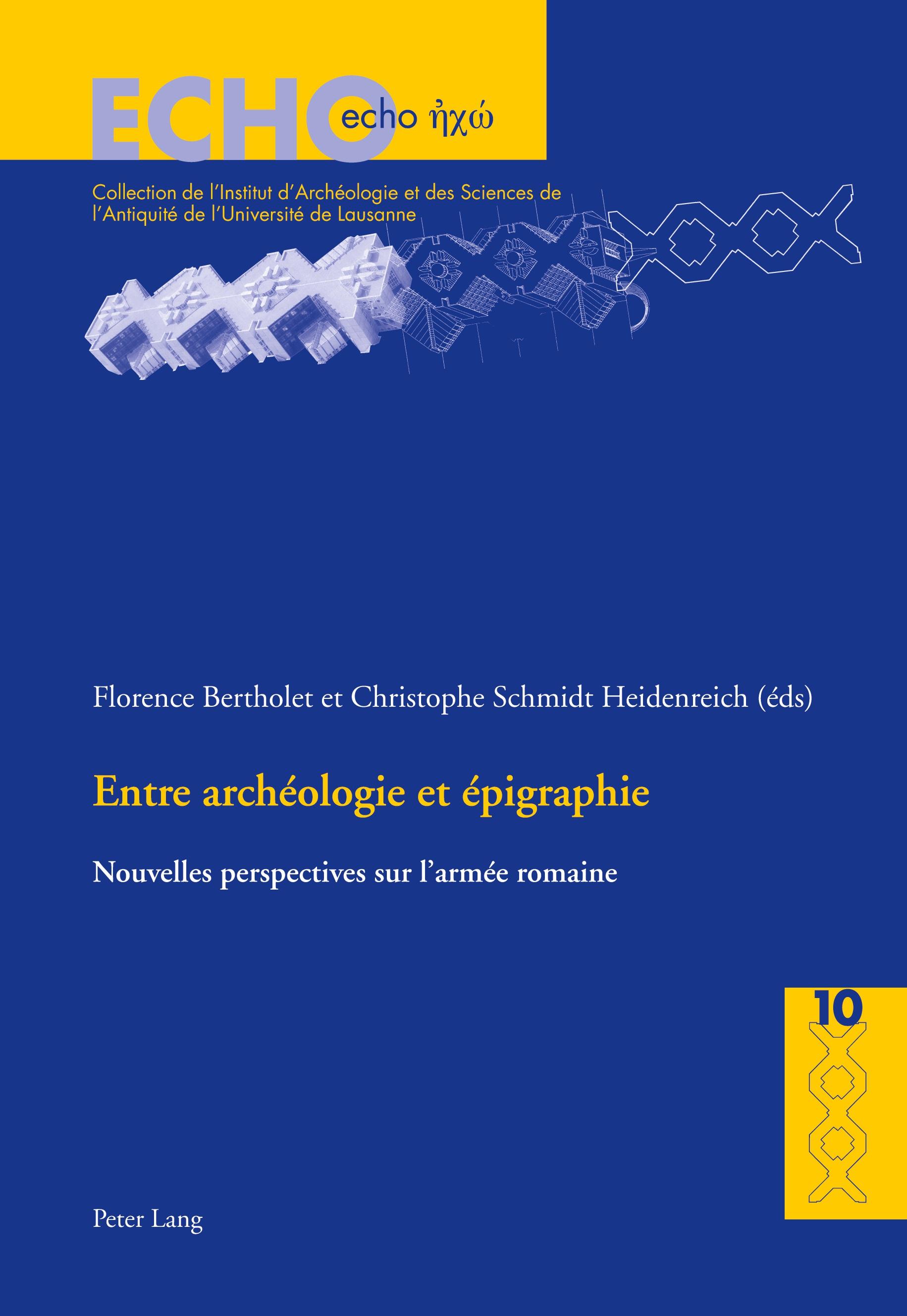 Vorderes Coverbild Entre archéologie et épigraphie