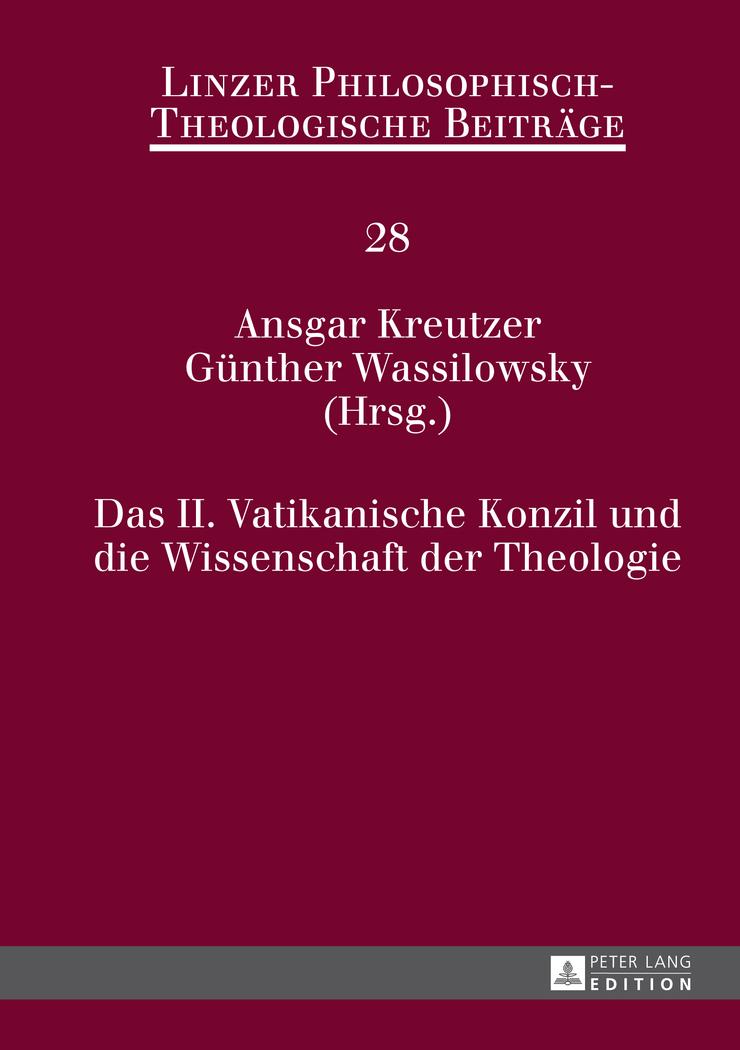 Vorderes Coverbild Das II. Vatikanische Konzil und die Wissenschaft der Theologie