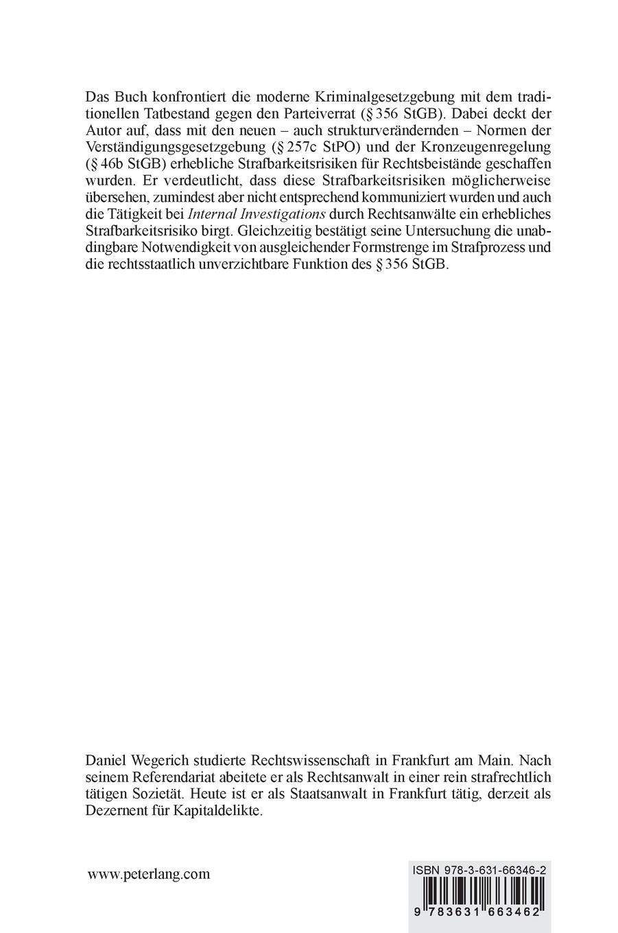 Rückseitencover Moderne Kriminalgesetzgebung: Produzent von Parteiverrat?