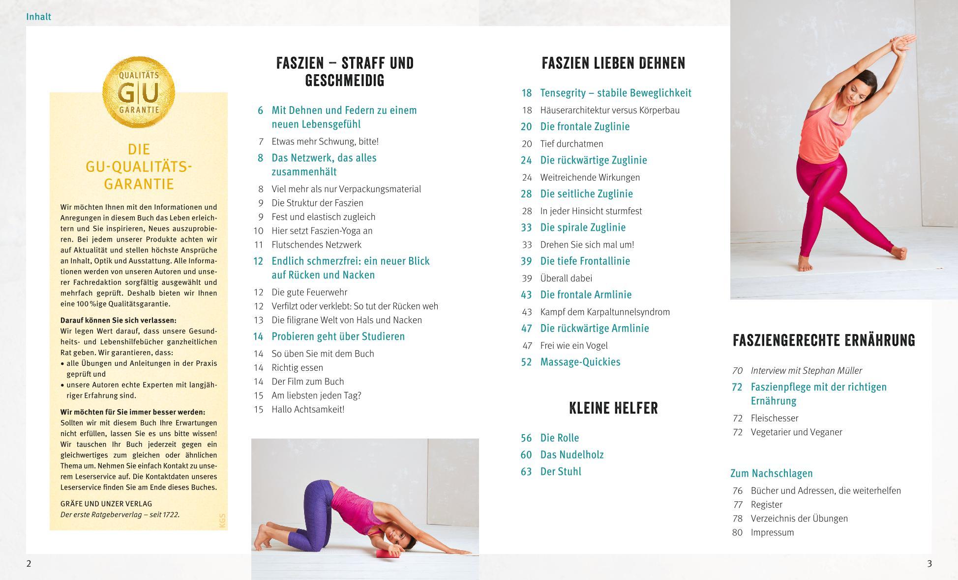 Beispielinhalt (Bild) Dynamisches Faszien-Yoga (mit DVD)