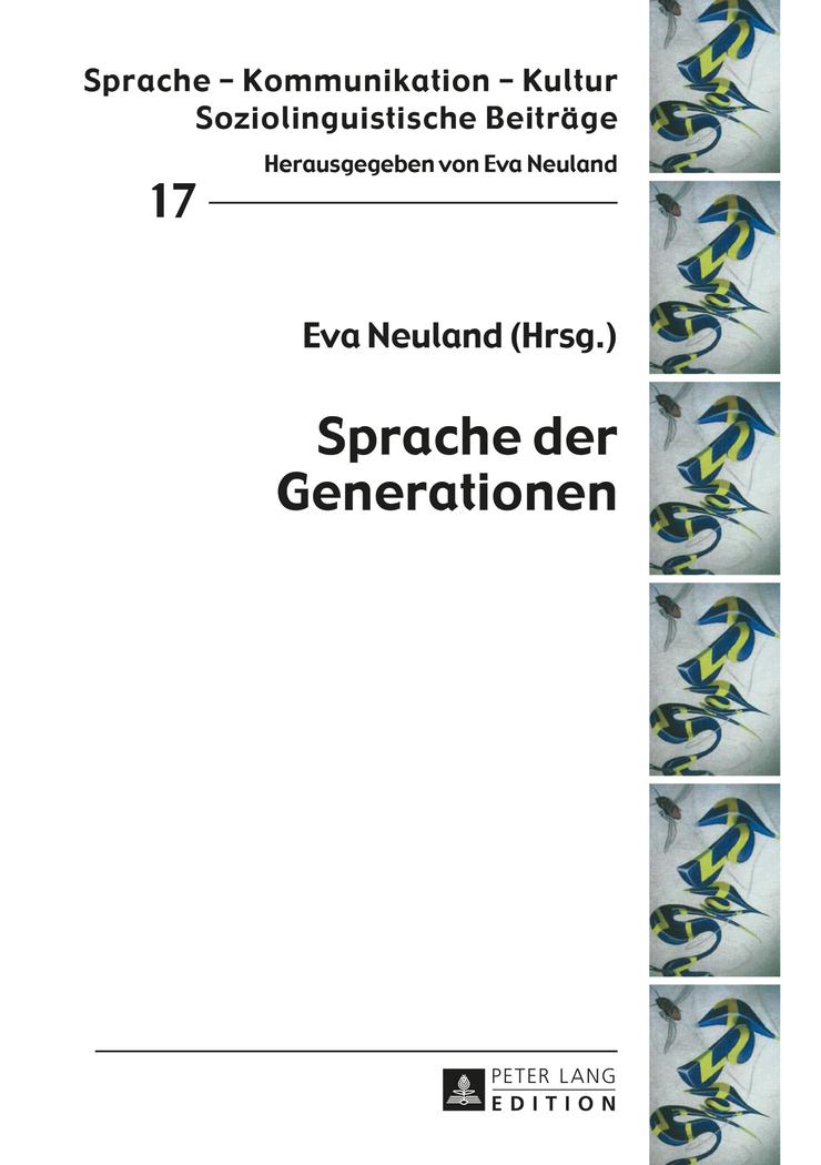 Vorderes Coverbild Sprache der Generationen